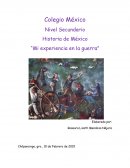 Mi experiencia en la guerra