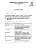 Cuestionario de Bioingeniería