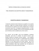 Resumen de los coceptos jurídicos y fundamentales