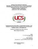 Intervencion educativa sobre la hipertencion arterial