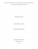 Informe de lectura el estado de educación de las familias en situación de pobreza extrema en Colombia