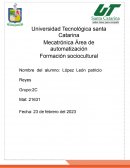 Mecatrónica Área de automatización