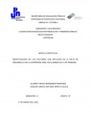 Identificación de los factores que influyen en la falta de desarrollo de la expresión oral en alumnos de 2° de primaria