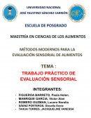 Trabajo Practico de Evaluación Sensorial