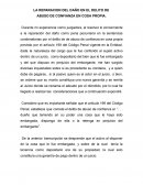 La reparacion del daño en el delito de abuso de confianza en cosa propia