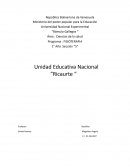Reseña histórica de la unidad educativa nacional “Ricaurte”