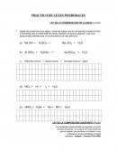 Práctico de leyes ponderales