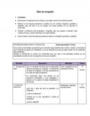 Taller de ortografia