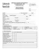 Área de psicología . Entrevista familiar