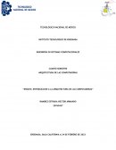 Introducción a la arquitectura de las computadoras