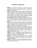 Sistemas de clasificacion