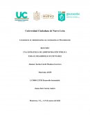 Una estrategia de administración pública para el desarrollo sustentable