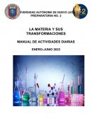 Preparatoria NO. 2 La materia y sus transformaciones