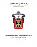 Psicología del Desarrollo: Infancia a Adolescencia