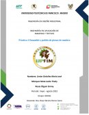 Práctica 1 Ensamble y pulido de piezas de madera