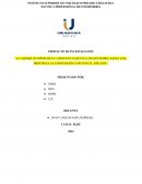 La anemia en niños de 4-11 años en la Escuela de San Pedro, Santa Ana