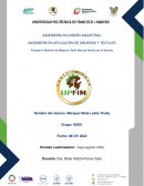 Puesta en Marcha de Maquina Textil Manual hecho por el alumno