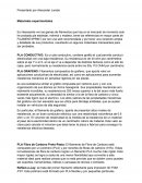 Materiales experimentales