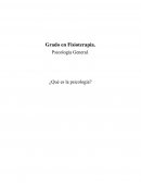 Ensayo sobre la psicologia