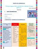 Sesión de aprendizaje