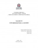 Taller N°5 Contabilidad para la gestión