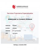 Servicios Financieros Especializados. Operaciones de Comercio Exterior