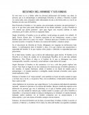 Resumen del Hombre y sus obras