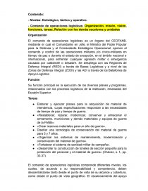 El comando de operaciones logísticas. Página 1