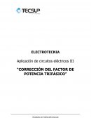 Corrección del factor de potencia trifásico