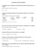 Encuesta de estrés laboral