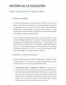 La educación en la antigua Grecia