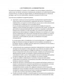 Los poderes de la administración