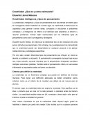 Creatividad: ¿Qué es y cómo estimularla?