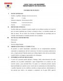 Informe psicológico