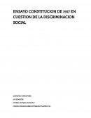 Constitucion de 1917 en cuestion de la discriminacion social