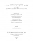 Pensamiento administrativo público