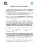 Comunicado oficial de agricultores y municipalidades