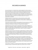 Gestión de recursos humanos en una empresa