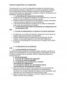 Prejuicios cognoscitivos en la negociación