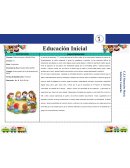 Planificación de preescolar