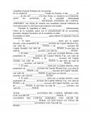 Asamblea General Ordinaria de Accionistas