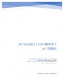 El porfiriato y la prensa