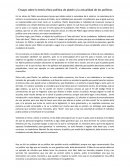 Ensayo sobre la teoría ético-política de platón y la actualidad de los políticos