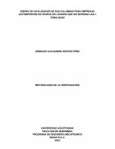 Diseño de un elevador de dos columnas para empresas automotrices de vehículos livianos que no superan las 3 toneladas