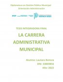 La importancia de la aplicacion de una Carrera Administrativa