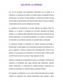Valor de la verdad