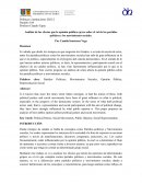 Análisis de los efectos que la opinión pública ejerce sobre el rol de los partidos políticos y los movimientos sociales