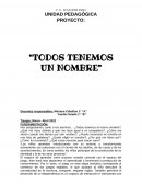 Proyecto Todos tenemos un nombre