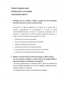 Cuestionario "Introduccion a la economía" Capítulo 9