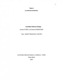 Fundamentos de economía. Página 1
